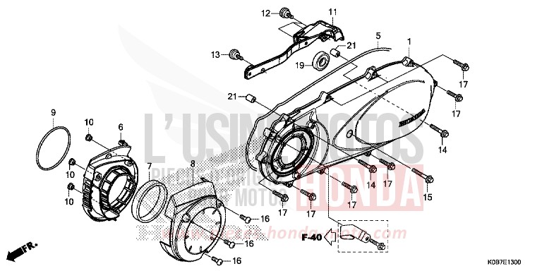 KURBELGEHAEUSEDECKEL, L. von Forza 300 PEARL NIGHTSTAR BLACK (NHA84) von 2019